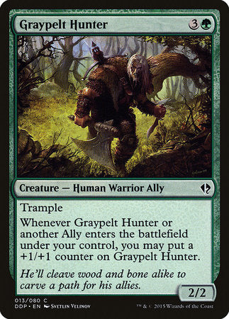 Graypelt Hunter [Duel Decks: Zendikar vs. Eldrazi] | Arkham Games and Comics