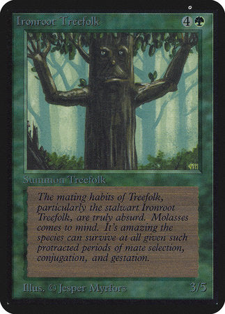 Ironroot Treefolk [Limited Edition Alpha] | Arkham Games and Comics