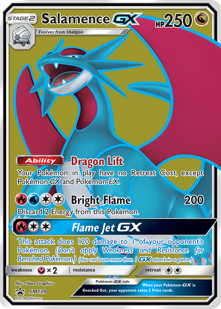 Salamence GX (SM139) [Sun & Moon: Black Star Promos] | Arkham Games and Comics