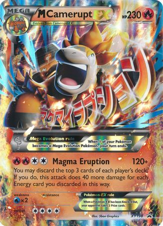 M Camerupt EX (XY198) (Jumbo Card) [XY: Black Star Promos] | Arkham Games and Comics