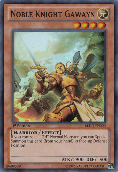 Noble Knight Gawayn [REDU-EN000] Super Rare | Arkham Games and Comics