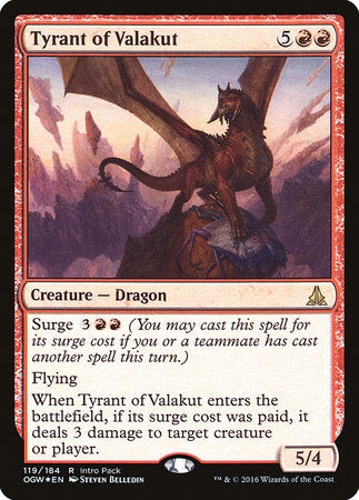 Tyrant of Valakut [Oath of the Gatewatch Promos] | Arkham Games and Comics