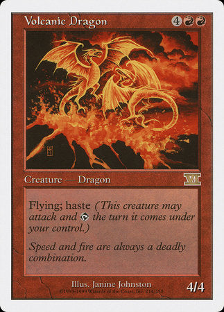 Volcanic Dragon [Classic Sixth Edition] | Arkham Games and Comics