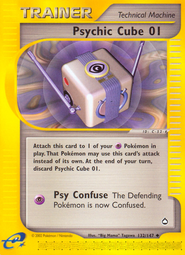 Psychic Cube 01 (132/147) [Aquapolis] | Arkham Games and Comics