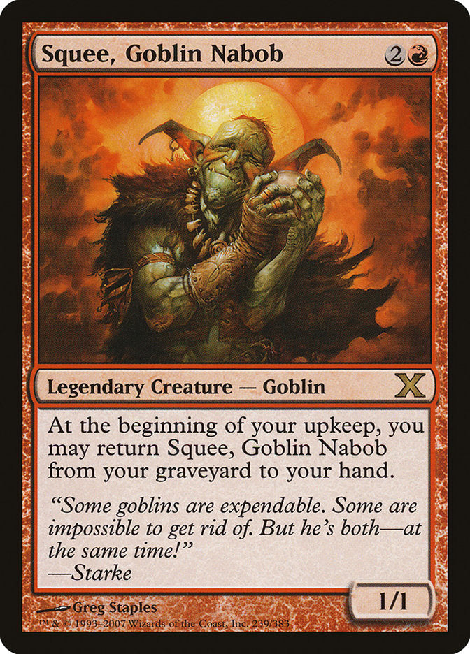 Squee, Goblin Nabob [Tenth Edition] | Arkham Games and Comics