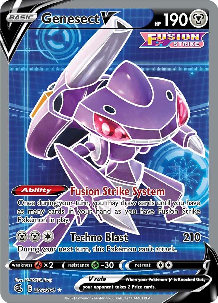 Genesect V (254/264) [Sword & Shield: Fusion Strike] | Arkham Games and Comics