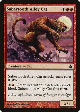 Sabertooth Alley Cat [Ravnica: City of Guilds] | Arkham Games and Comics