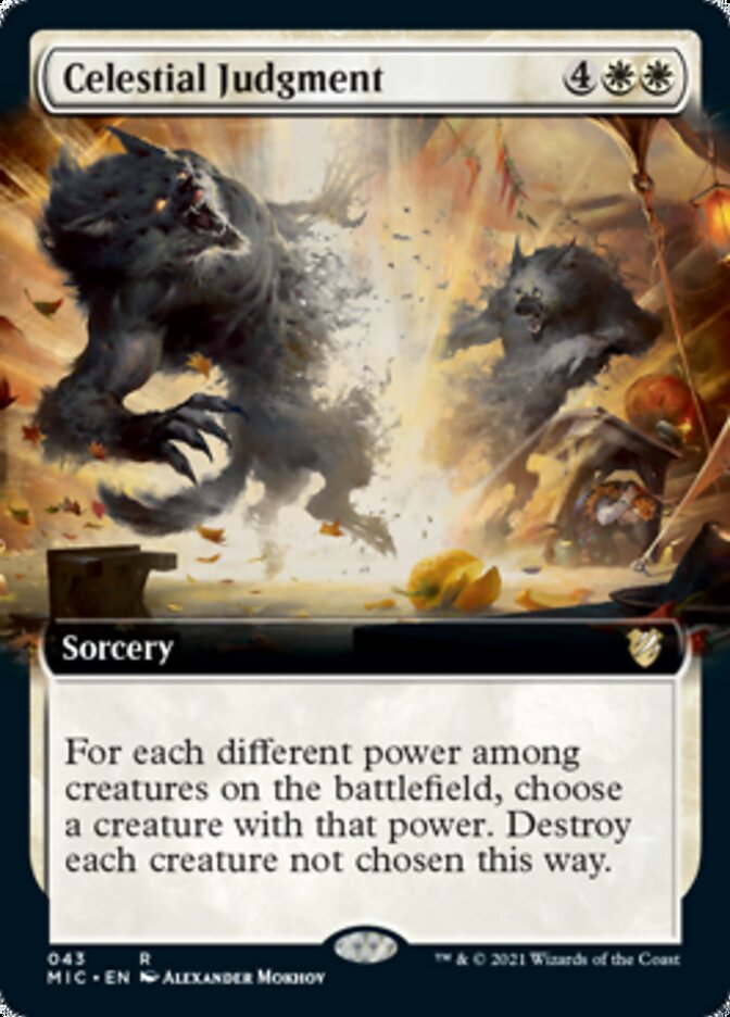Celestial Judgment (Extended) [Innistrad: Midnight Hunt Commander] | Arkham Games and Comics