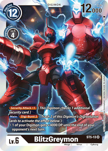 BlitzGreymon [ST5-13] [Starter Deck: Machine Black] | Arkham Games and Comics