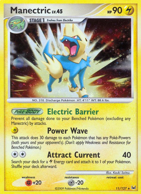 Manectric (11/127) [Platinum: Base Set] | Arkham Games and Comics