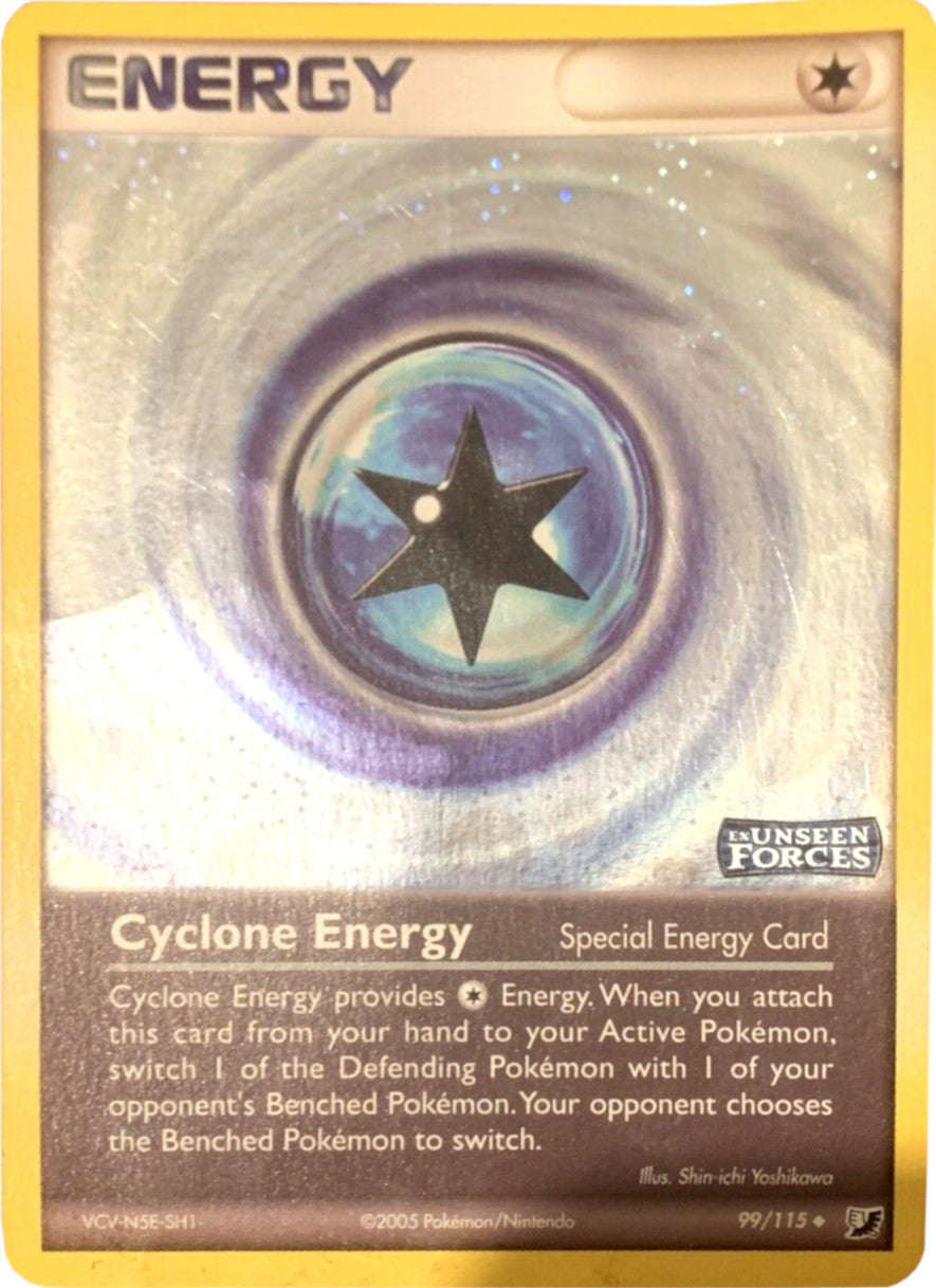 Cyclone Energy (99/115) (Stamped) [EX: Unseen Forces] | Arkham Games and Comics