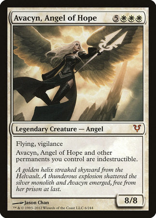 Avacyn, Angel of Hope [Avacyn Restored] | Arkham Games and Comics