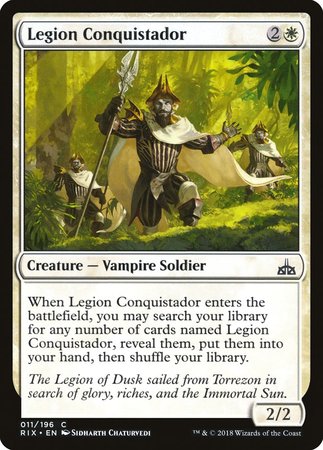 Legion Conquistador [Rivals of Ixalan] | Arkham Games and Comics