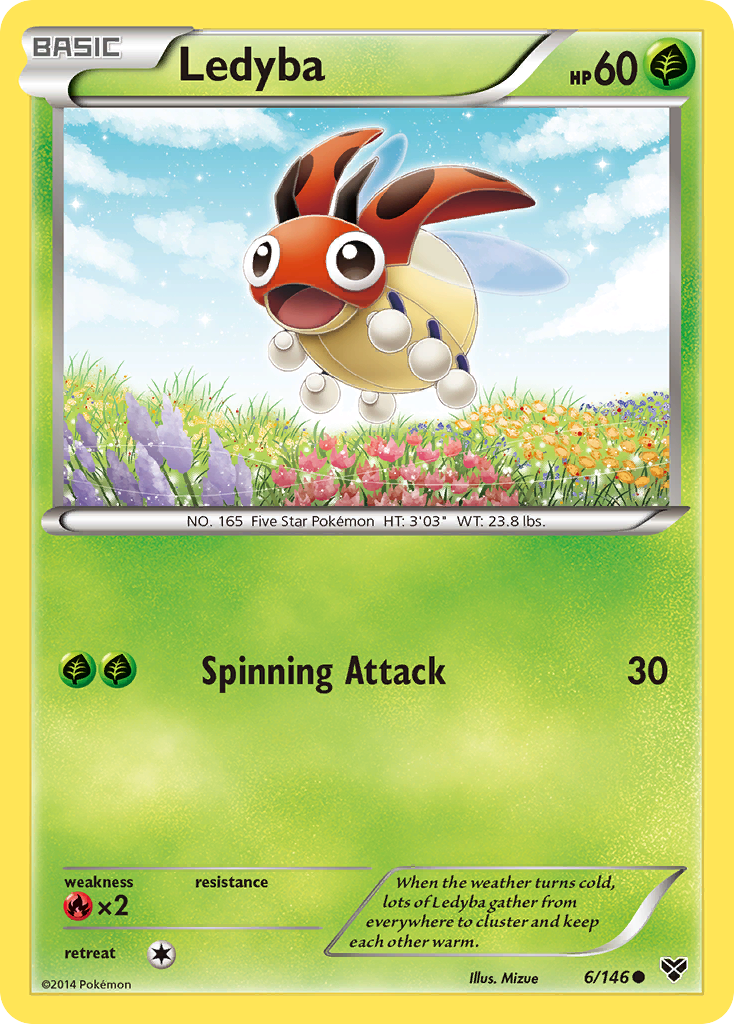 Ledyba (6/146) [XY: Base Set] | Arkham Games and Comics