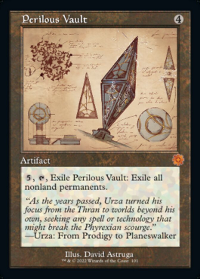 Perilous Vault (Retro Schematic) [The Brothers' War Retro Artifacts] | Arkham Games and Comics