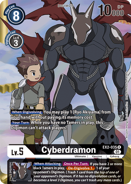 Cyberdramon [EX2-035] (Alternate Art) [Digital Hazard] | Arkham Games and Comics