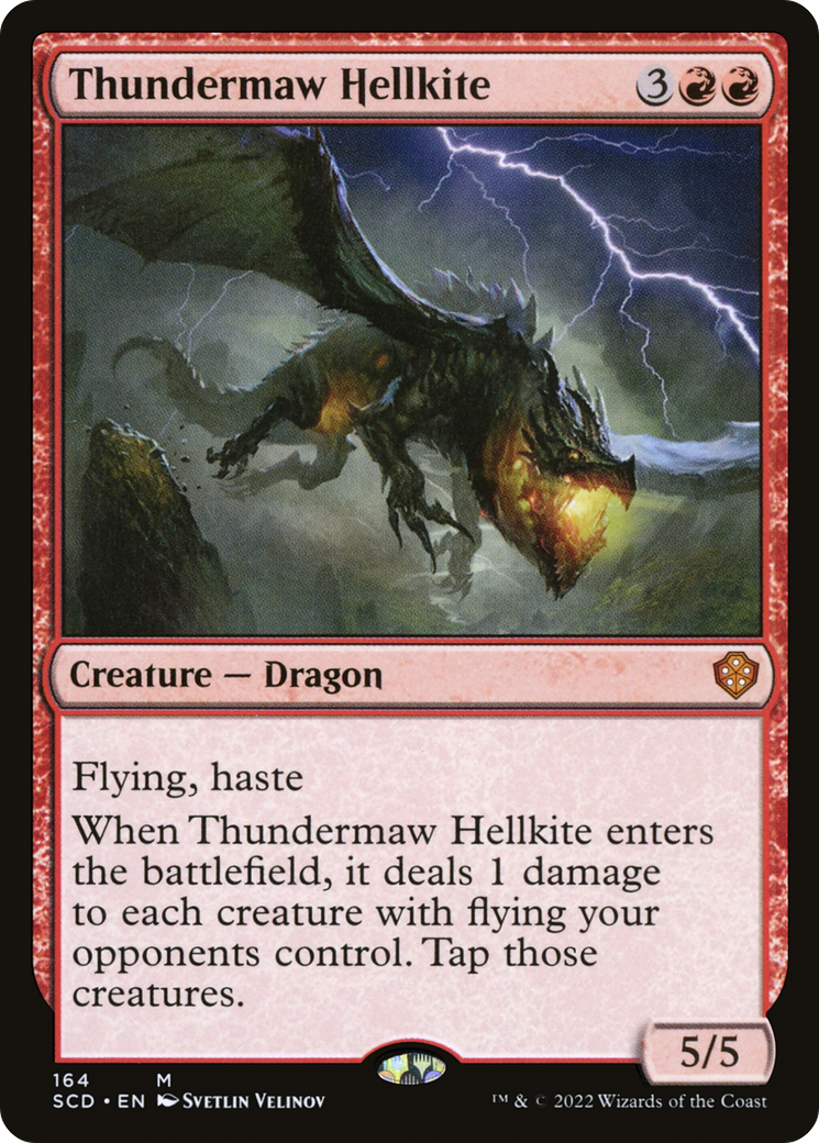 Thundermaw Hellkite [Starter Commander Decks] | Arkham Games and Comics