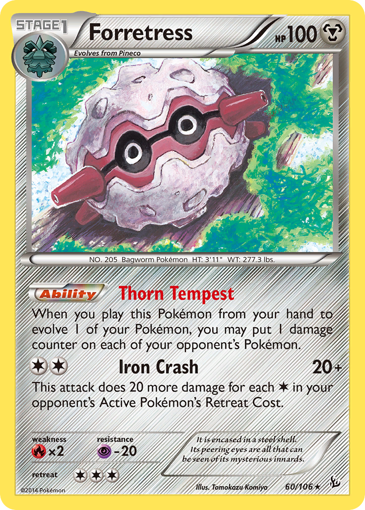 Forretress (60/106) [XY: Flashfire] | Arkham Games and Comics