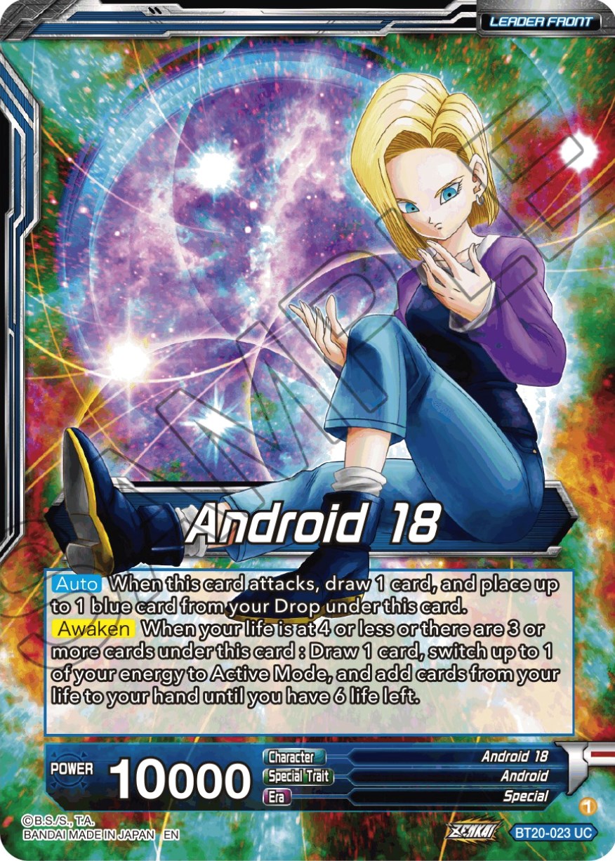 Android 18 // Android 18, Impenetrable Rushdown (BT20-023) [Power Absorbed Prerelease Promos] | Arkham Games and Comics