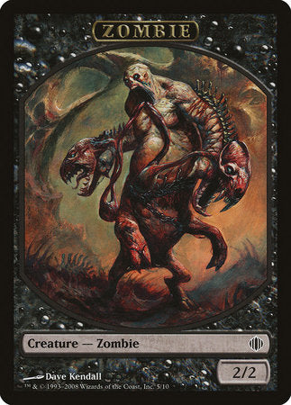 Zombie Token [Shards of Alara Tokens] | Arkham Games and Comics