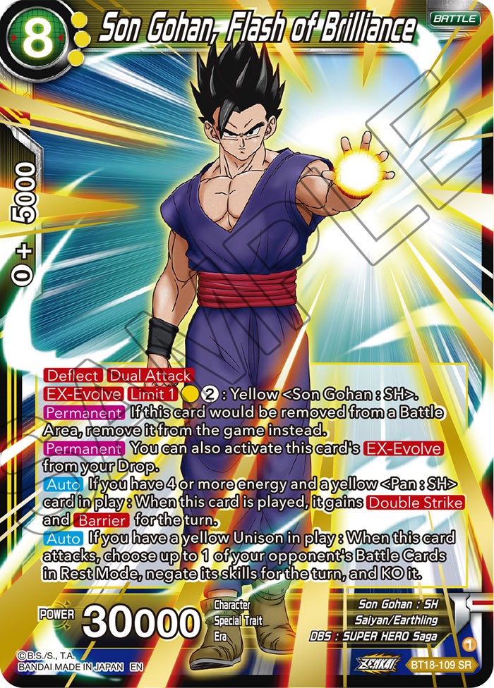 Son Gohan, Flash of Brilliance (BT18-109) [Dawn of the Z-Legends] | Arkham Games and Comics