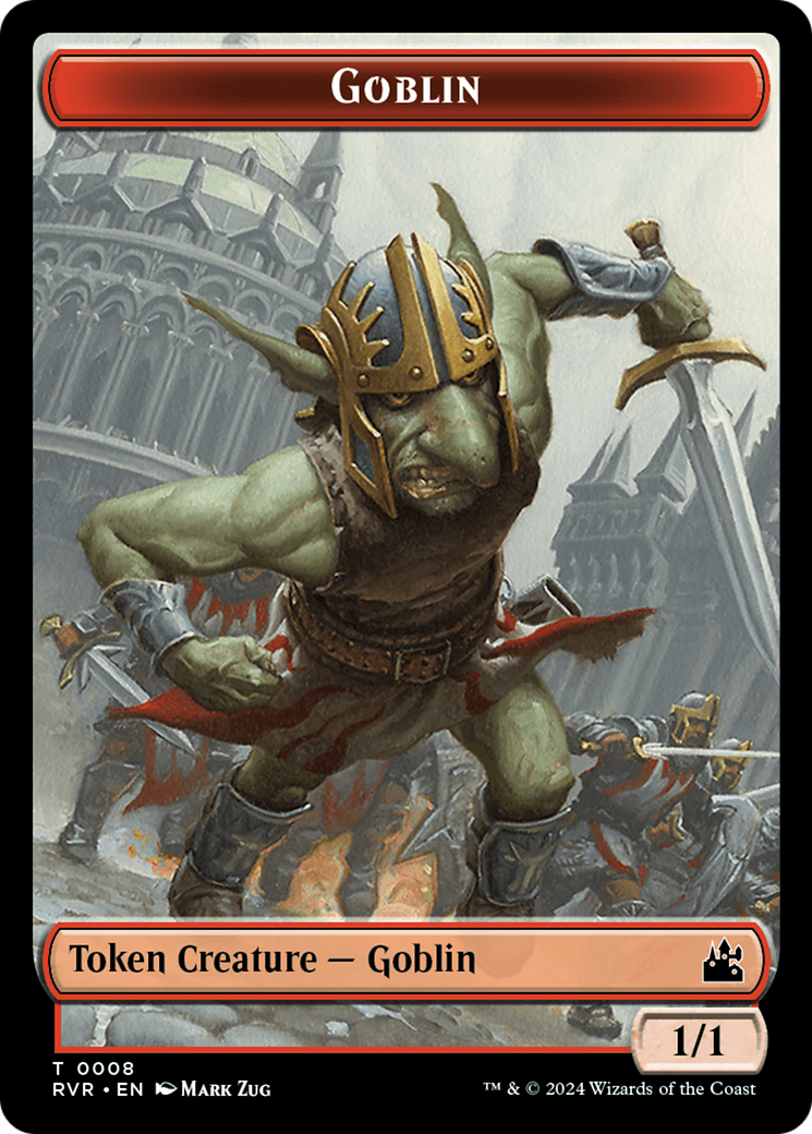 Goblin (0008) // Sphinx Double-Sided Token [Ravnica Remastered Tokens] | Arkham Games and Comics
