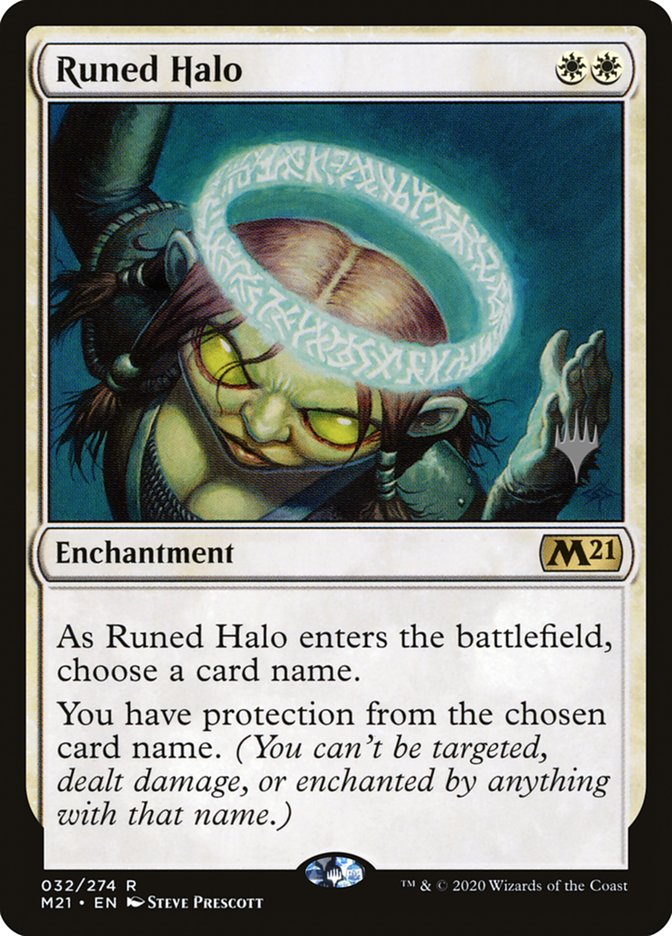 Runed Halo (Promo Pack) [Core Set 2021 Promos] | Arkham Games and Comics