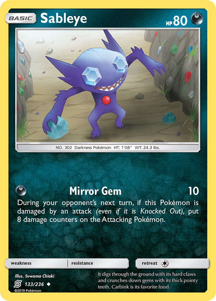 Sableye (133/236) [Sun & Moon: Unified Minds] | Arkham Games and Comics