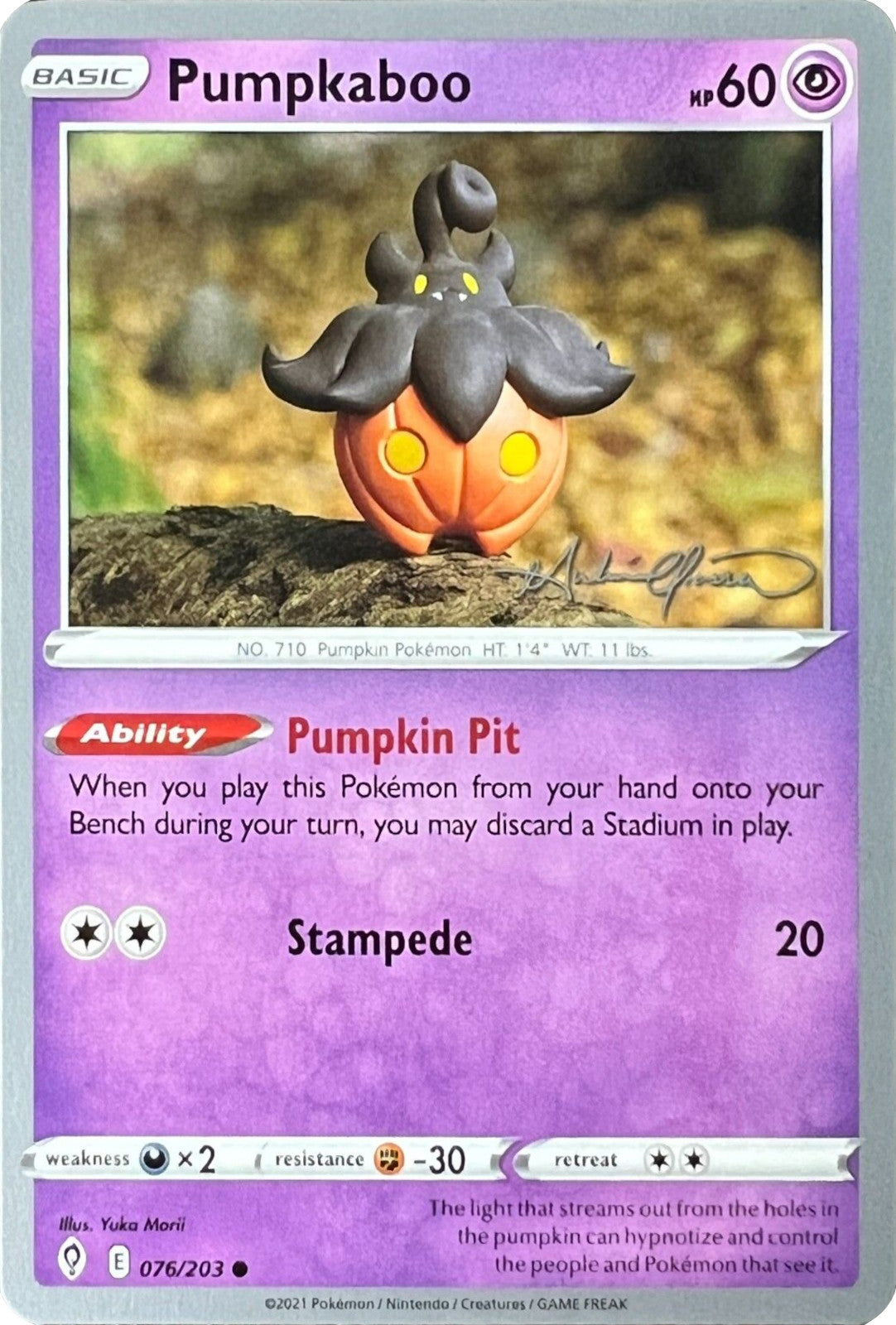 Pumpkaboo (076/203) (The Shape of Mew - Andre Chiasson) [World Championships 2022] | Arkham Games and Comics
