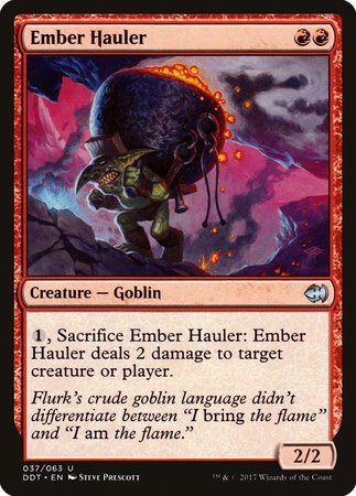 Ember Hauler [Duel Decks: Merfolk vs. Goblins] | Arkham Games and Comics