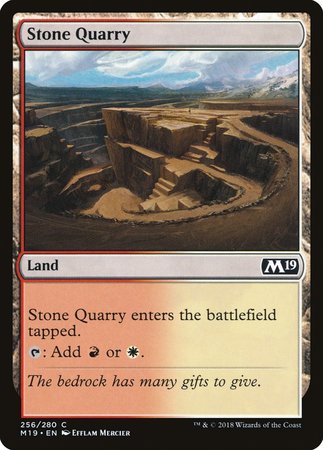 Stone Quarry [Core Set 2019] | Arkham Games and Comics