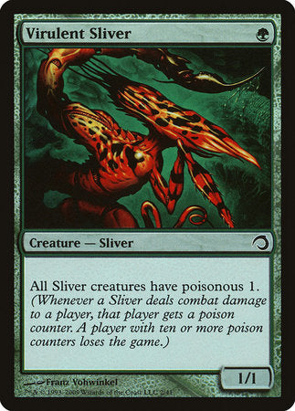 Virulent Sliver [Premium Deck Series: Slivers] | Arkham Games and Comics