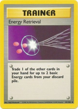 Energy Retrieval (81/102) [Base Set Unlimited] | Arkham Games and Comics