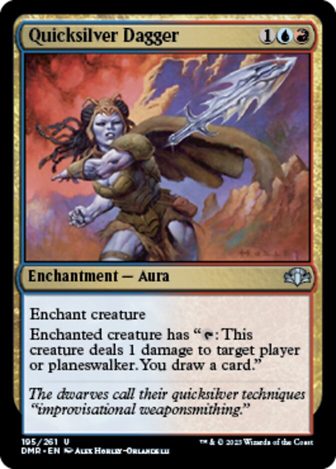 Quicksilver Dagger [Dominaria Remastered] | Arkham Games and Comics