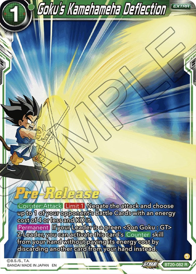 Goku's Kamehameha Deflection (BT20-082) [Power Absorbed Prerelease Promos] | Arkham Games and Comics
