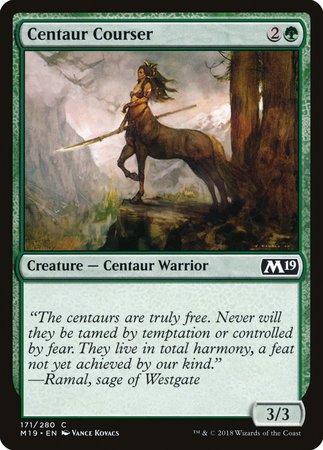 Centaur Courser [Core Set 2019] | Arkham Games and Comics