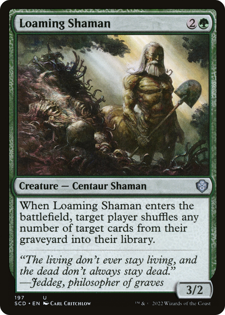 Loaming Shaman [Starter Commander Decks] | Arkham Games and Comics