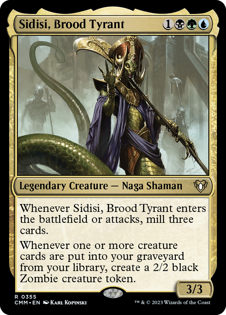 Sidisi, Brood Tyrant [Commander Masters] | Arkham Games and Comics