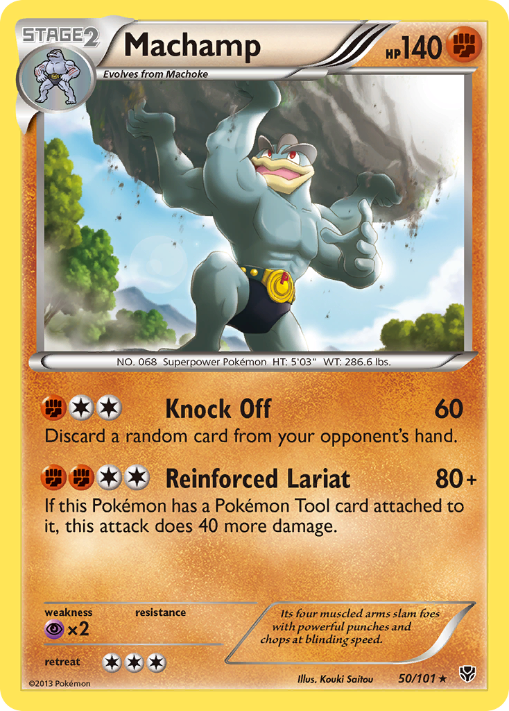 Machamp (50/101) [Black & White: Plasma Blast] | Arkham Games and Comics