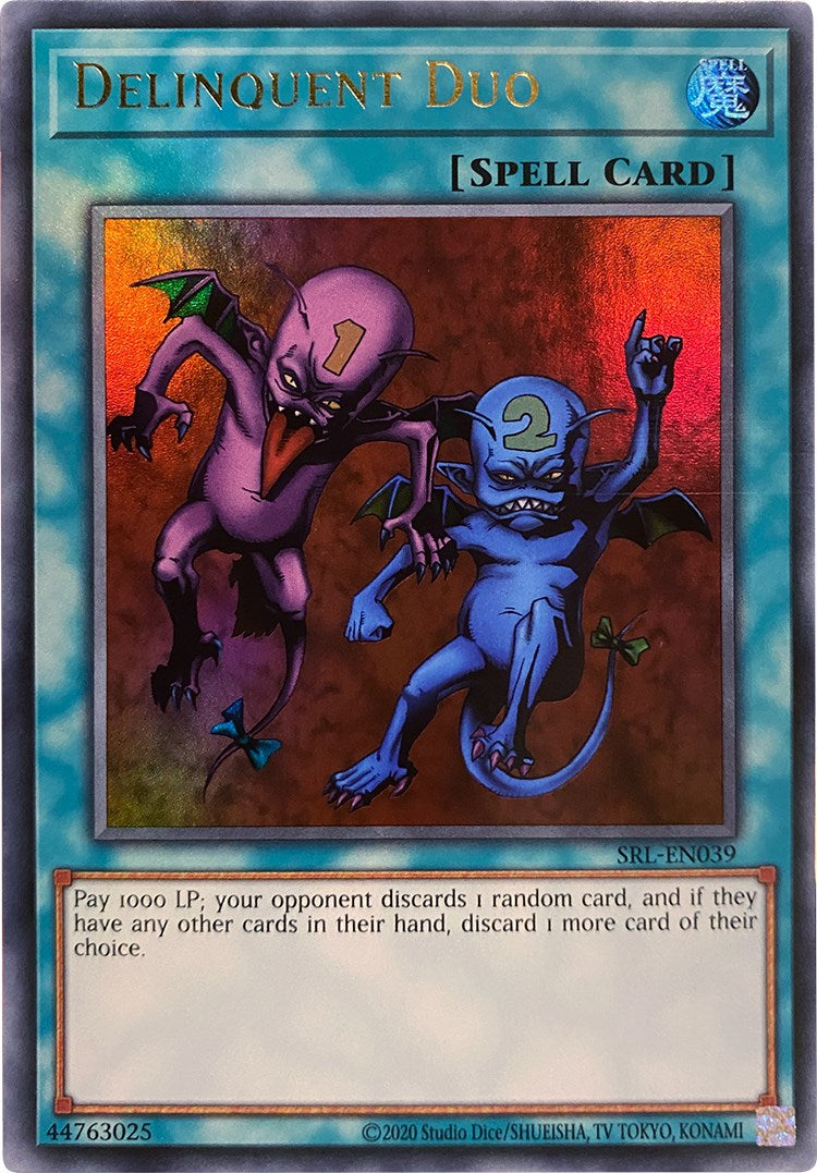Delinquent Duo (25th Anniversary) [SRL-EN039] Ultra Rare | Arkham Games and Comics
