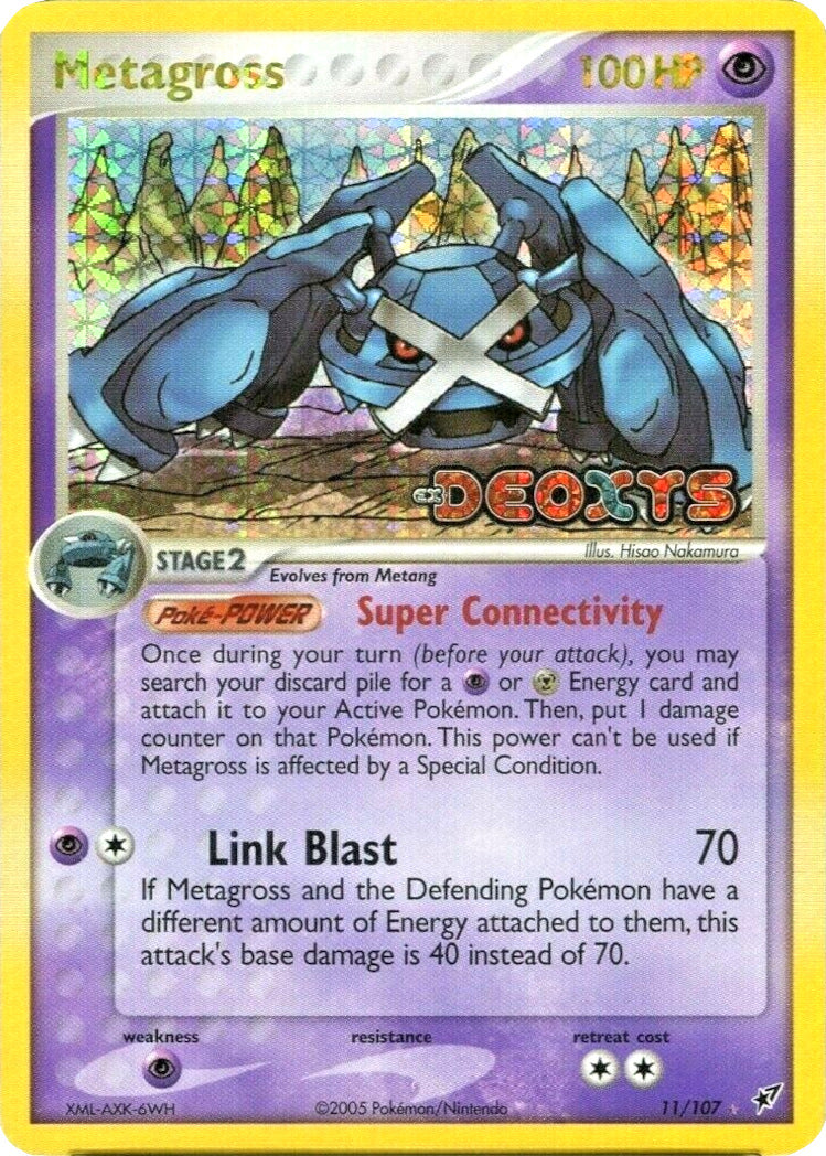Metagross (11/107) (Stamped) [EX: Deoxys] | Arkham Games and Comics