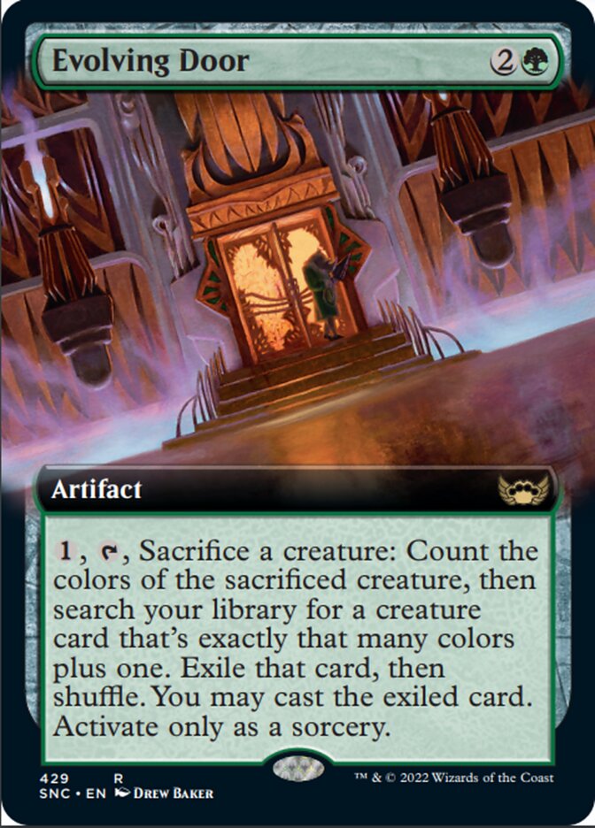 Evolving Door (Extended Art) [Streets of New Capenna] | Arkham Games and Comics