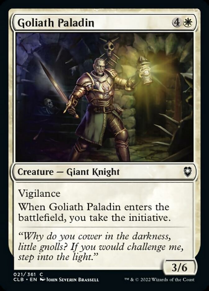 Goliath Paladin [Commander Legends: Battle for Baldur's Gate] | Arkham Games and Comics