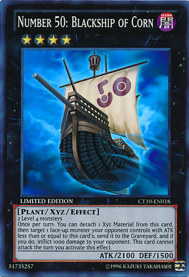 Number 50: Blackship of Corn [CT10-EN018] Super Rare | Arkham Games and Comics