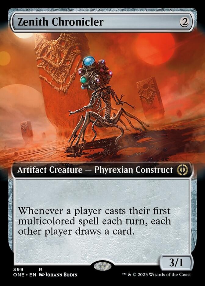 Zenith Chronicler (Extended Art) [Phyrexia: All Will Be One] | Arkham Games and Comics