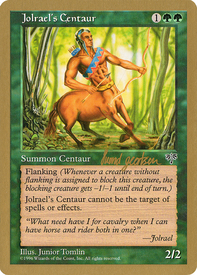 Jolrael's Centaur (Svend Geertsen) [World Championship Decks 1997] | Arkham Games and Comics