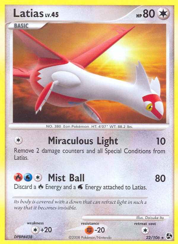 Latias (22/106) [Diamond & Pearl: Great Encounters] | Arkham Games and Comics