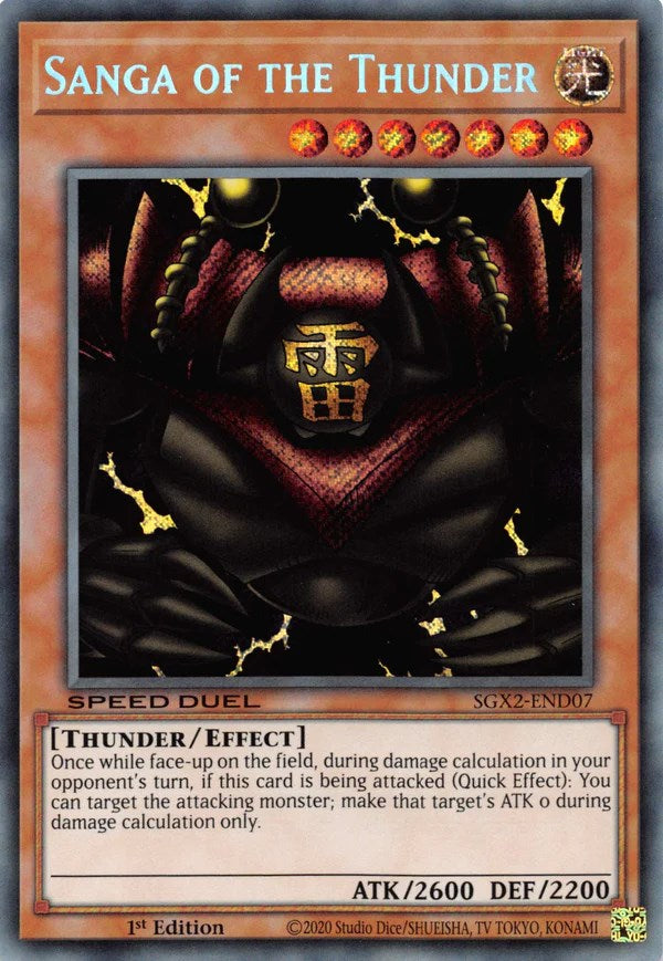 Sanga of the Thunder [SGX2-END07] Secret Rare | Arkham Games and Comics