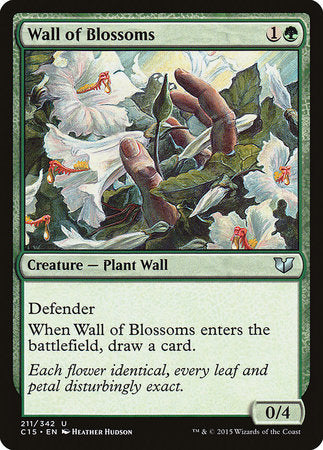 Wall of Blossoms [Commander 2015] | Arkham Games and Comics