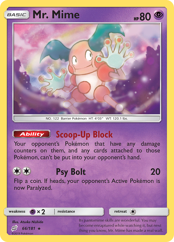 Mr. Mime (66/181) [Sun & Moon: Team Up] | Arkham Games and Comics